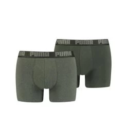 Puma Basic Boxer 2P - 038 Green Melange