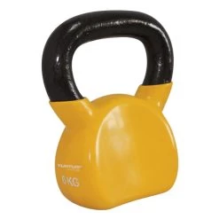 Tunturi Vinyl Kettlebell 6 Kg - Geel
