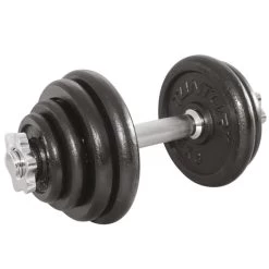Tunturi Dumbellset 15 Kg - Grijs