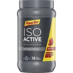 Powerbar Poeder Isoactive 600Gr Red Fruit Flavour - Rood