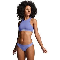 Puma Dames Bikini Top Women Raceback Swim Top - 022 Eletro Purple -Trendy Deals Voor Actieve Lifestyles 035594 70 03 1