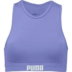 Puma Dames Bikini Top Women Raceback Swim Top - 022 Eletro Purple