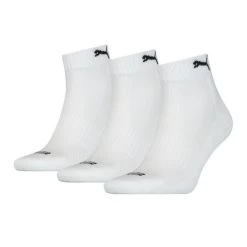 Puma Sokken Cushioned Quarter 3P Unisex - 002 White