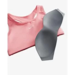 Nike Dames Sportbh Dri-Fit Swoosh Womens Medium - 612 Coral/Chalk/White -Trendy Deals Voor Actieve Lifestyles 040912 63 02 1