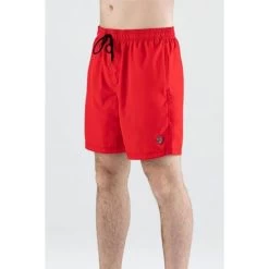 Falcon Heren Zwemshort Dray - S-44 Rescue Red
