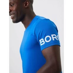 Bjorn Borg Björn Borg Heren T-shirt Tee Borg - BL038 Nautical Blue -Trendy Deals Voor Actieve Lifestyles 042171 30 02 1