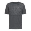 Nike - Heren T-shirt Dri-Fit Run Division Miler - 032 BLACK HEATHER/REFLECTIVE S