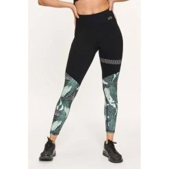 Active Panther Dames Fitness Tight Lola Solid Leav - 999 Black/Leaves