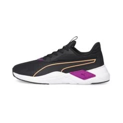 Voorkant 22 Puma Dames Fittnes Schoenen Lex WN S - 003 PUMA BLACK-DEEP ORCHID