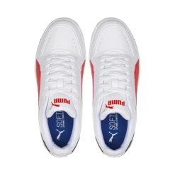 Puma Junior Casualschoenen REBOUND JOY LO JR - 009 PUMA WHITE-PUMA RED-BLAZIN -Trendy Deals Voor Actieve Lifestyles 043516 13 03 1