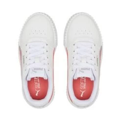 Puma Meisjes Sneakers CARINA 2.0 GLITZY PS - 001 PUMA WHITE-SALMON-PUMA SIL -Trendy Deals Voor Actieve Lifestyles 043521 12 02 1