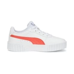 Puma Meisjes Sneakers CARINA 2.0 GLITZY PS - 001 PUMA WHITE-SALMON-PUMA SIL
