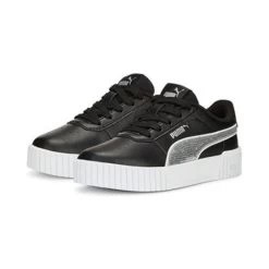 Puma Meisjes Sneakers CARINA 2.0 GLITZY PS - 002 PUMA BLACK-PUMA SILVER-PUM -Trendy Deals Voor Actieve Lifestyles 043521 19 04 1