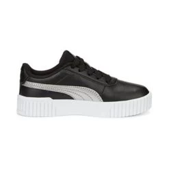 Puma Meisjes Sneakers CARINA 2.0 GLITZY PS - 002 PUMA BLACK-PUMA SILVER-PUM