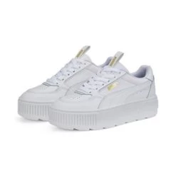Puma Dames Sneaker KARMEN REBELLE - 001 PUMA WHITE-PUMA WHITE -Trendy Deals Voor Actieve Lifestyles 043524 12 04 1