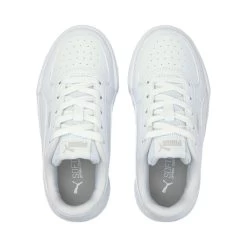 Puma Jongens Casual Schoenen PUMA CAVEN PS - 001 PUMA WHITE-PUMA WHITE-GRAY -Trendy Deals Voor Actieve Lifestyles 043556 12 03 1