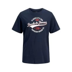 Jack & Jones Jack&Jones Jongens T-shirt JJELOGO - 175876 Navy Blazer