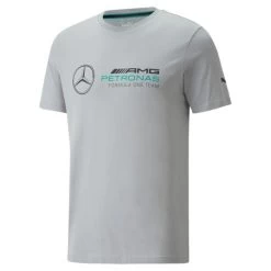 Puma Heren T-shirt MAPF1 Ess Logo Tee - 002 Mercedes Team Silver