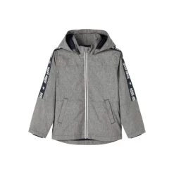 NAME IT Name-it Jongens Jacket NKMMAX JACKET SLEEVE BAND - 179855 Dark Grey Melange