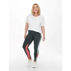 Only Dames Tight ONPFELONE HW ATHL TIGHTS - CURVY - 217776001 Dark Shadow/w. Frost -Trendy Deals Voor Actieve Lifestyles 044054 25 03 1