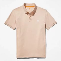 Timberland Heren Polo Ss Jacquard Yd - Cameo Rose