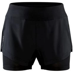 Craft Dames Short ADV ESSENCE 2-IN-1 SHORTS W - Zwart