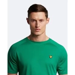 Lyle & Scott Lyle&Scott Heren T-shirt Core Raglan - W856 Container Green -Trendy Deals Voor Actieve Lifestyles 044247 45 03 1