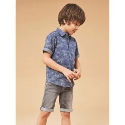 NAME IT Name-it Jongens Korte Broek NKMTHEO DNMCLAS - 180695 Dark Grey Denim -Trendy Deals Voor Actieve Lifestyles 044324 25 03 1