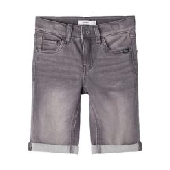 NAME IT Name-it Jongens Korte Broek NKMTHEO DNMCLAS - 180695 Dark Grey Denim