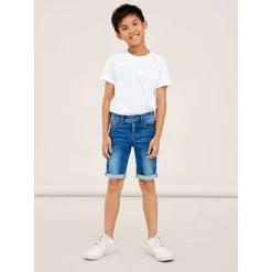 NAME IT Name-it Jongens Korte Broek NKMTHEO DNMCLAS - 180712 Medium Blue Denim -Trendy Deals Voor Actieve Lifestyles 044324 39 03 1