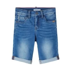 NAME IT Name-it Jongens Korte Broek NKMTHEO DNMCLAS - 180712 Medium Blue Denim