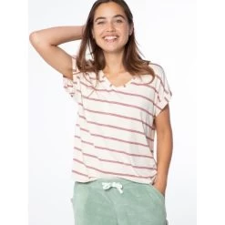 Protest Dames T-shirt PRTSIPARIA - 478 Green Baygreen -Trendy Deals Voor Actieve Lifestyles 044554 40 02 1