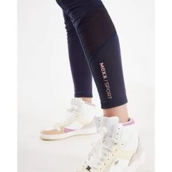 MEXX Dames Sportlegging High Waist - 194020 Navy -Trendy Deals Voor Actieve Lifestyles 044665 35 04 1