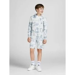 Jack & Jones Jack&Jones Jongens Short JPSTSOLAR JJTIE D SWEAT - 274355 Bluefin -Trendy Deals Voor Actieve Lifestyles 044753 30 02 1