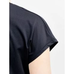 Craft Dames T-shirt CORE CHARGE RIB TEE W - Zwart -Trendy Deals Voor Actieve Lifestyles 044799 10 03 1 1