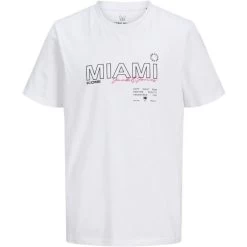 Jack & Jones Jack&Jones Jongens T-shirt SS CREW NECK JNR - 178074 White