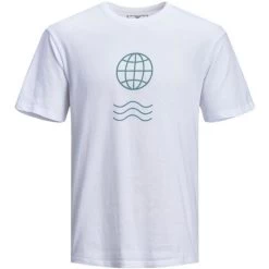 Jack & Jones Jack&Jones Jongens T-shirt JCOSTAYCAY TEE SS CREW - 178074001 White/LOOSE