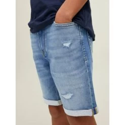Jack & Jones Jack&Jones Jongens Short JJIRICK JJICON - 188779 Blue Denim -Trendy Deals Voor Actieve Lifestyles 044892 39 04 1 1