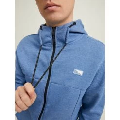 Jack & Jones Jack&Jones Heren Hoodie JCOAIR SWEAT ZIP HOOD - 175909001 Riviera/Melange -Trendy Deals Voor Actieve Lifestyles 045003 31 04 1 1