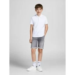 Jack & Jones Jack&Jones Jongens Shorts JJIRICK JJICON - 188778 Grey Denim -Trendy Deals Voor Actieve Lifestyles 045004 20 02 1