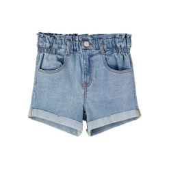 Name It Meisjes Short NKFBELLA DNMTAZZA HW SHORTS - 180696 Light Blue Denim