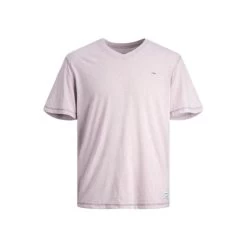 Jack & Jones Jack&Jones Heren T-shirt JCORET TEE SS V-NECK FR - 177050001 Nirvana/MELANGE