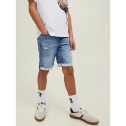 Jack & Jones Jack&Jones Jongens Short JJIRICK JJICON - 188779 Blue Denim -Trendy Deals Voor Actieve Lifestyles 045348 39 02 1
