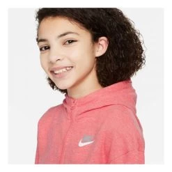 Nike Meisjes Vest SPORTSWEAR BIG KIDS - 603 PINK SALT/LT SMOKE GREY -Trendy Deals Voor Actieve Lifestyles 045412 69 02 1
