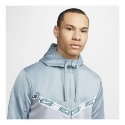 Nike Heren Hoodie SPORTSWEAR MENS FULL-ZIP HOO - 015 AVIATOR GREY/WOLF GREY/WHI -Trendy Deals Voor Actieve Lifestyles 045704 11 03 1
