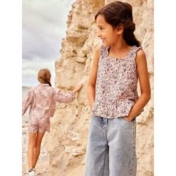 NAME IT Name-it Meisjes Top Short Strap - 277298 Glacier -Trendy Deals Voor Actieve Lifestyles 045873 39 02 1