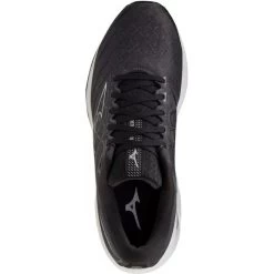Mizuno Heren Hardloopschoenen Wave Inspire 18 - 04 Black/Silver/Ebony -Trendy Deals Voor Actieve Lifestyles 045895 19 02 1