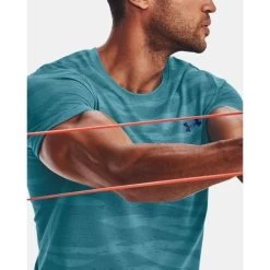 Under Armour Under Amour Heren T-shirt UA Seamless Wave SS - 433 Blue -Trendy Deals Voor Actieve Lifestyles 046067 39 02 1 1