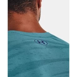 Under Armour Under Amour Heren T-shirt UA Seamless Wave SS - 433 Blue -Trendy Deals Voor Actieve Lifestyles 046067 39 03 1