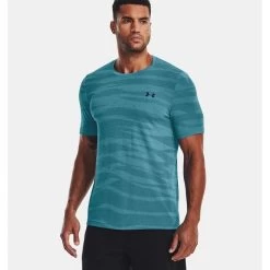 Under Armour Under Amour Heren T-shirt UA Seamless Wave SS - 433 Blue